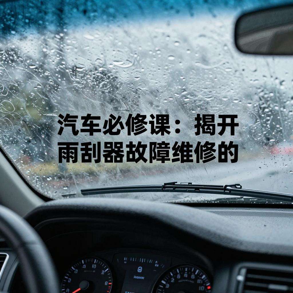汽车必修课：揭开雨刮器故障维修的秘密！