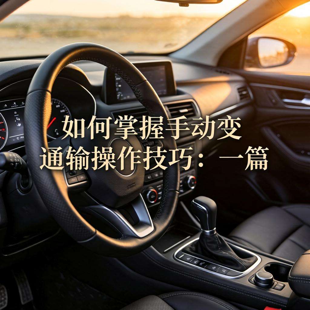 如何掌握手动变速箱操作技巧：一篇你不能错过的实操宝典