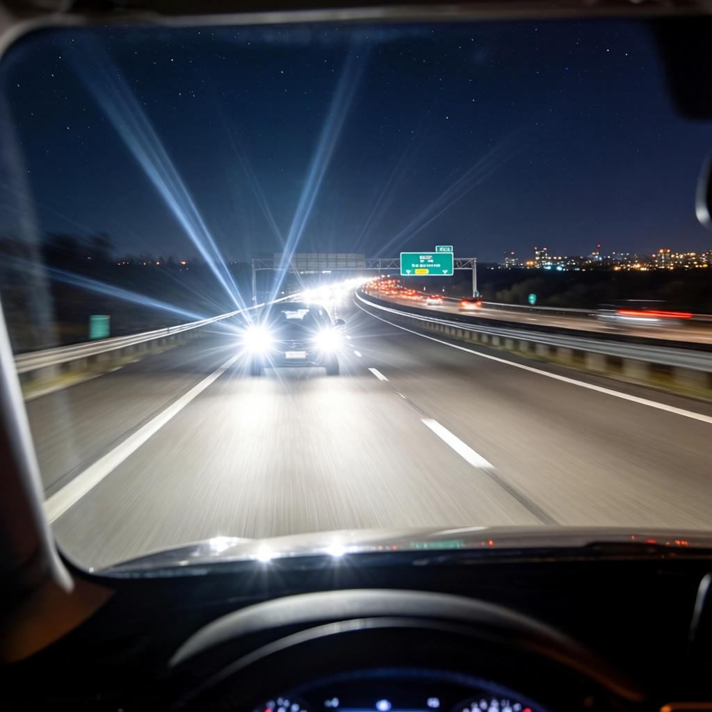 氙气大灯照射距离：揭秘夜间驾驶的灯光魔法第一张图