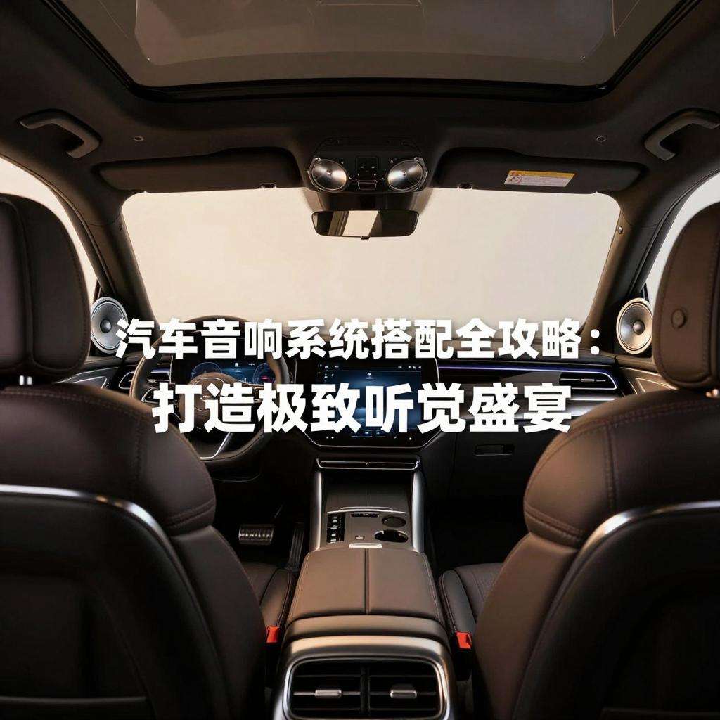 汽车音响系统搭配全攻略：打造极致听觉盛宴