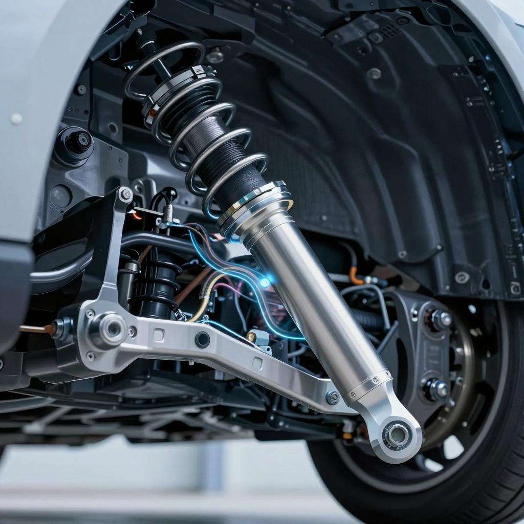 电磁悬挂反应速度：揭秘未来汽车的“秒杀”体验第一张图