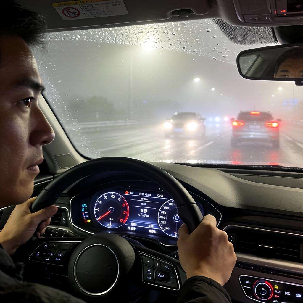 汽车夜间行车安全的关键之一在于正确使用雾灯。很多车主都知道雾灯的重要性，却不清楚何时何地才能正确开启它们，更不懂如何操作才能发挥最大效果。一个小小的误区就可能让第一张图