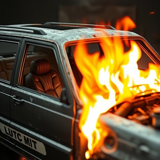 火烧车痕迹判断：揭秘车辆火灾现场的真相