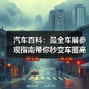 汽车百科：最全车展参观指南带你秒变车圈高手（图3）