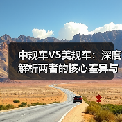 中规车VS美规车：深度解析两者的核心差异与实际影响（图2）