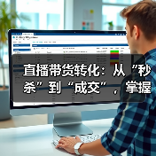 直播带货转化:从“秒杀”到“成交”,掌握核心技巧的全攻略(图2) 直播带货转化:从“秒杀”到“成交”,掌握核心技巧的全攻略(图2)