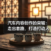 汽车内容创作的突破:走出套路,打造打动人心的优质科普(图2) 汽车内容创作的突破:走出套路,打造打动人心的优质科普(图2)
