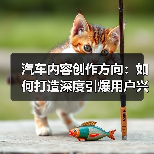 汽车内容创作方向:如何打造深度引爆用户兴趣的优质内容(图4) 汽车内容创作方向:如何打造深度引爆用户兴趣的优质内容(图4)