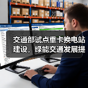 交通部试点重卡换电站建设，绿能交通发展提速（图1）