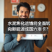 水泥焦化运输将全面转向新能源或国六重卡？（图3）