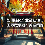 如何强化产业链韧性与国际竞争力？关键策略解析
