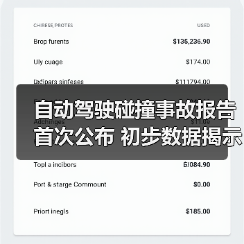自动驾驶碰撞事故报告首次公布 初步数据揭示特斯拉本田安全争议？（图2）