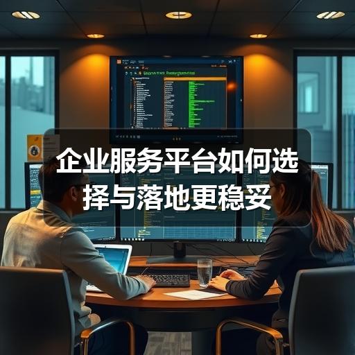 企业服务平台如何选择与落地更稳妥