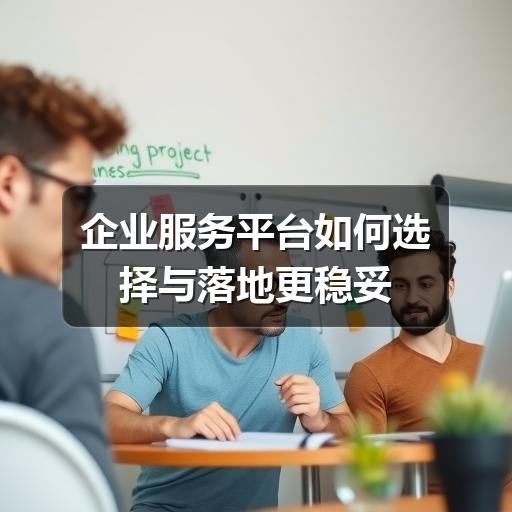企业服务平台如何选择与落地更稳妥