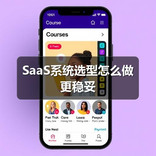 SaaS系统选型怎么做更稳妥