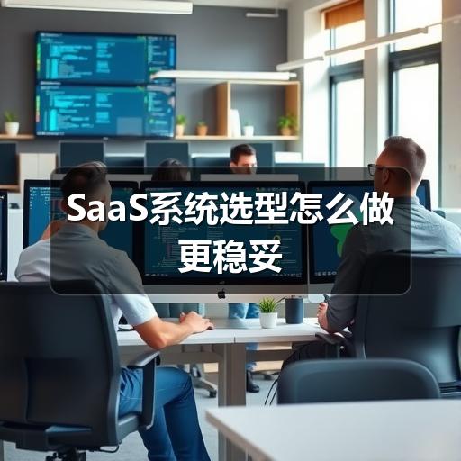 SaaS系统选型怎么做更稳妥