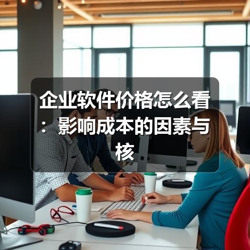 企业软件价格怎么看：影响成本的因素与核实方法
