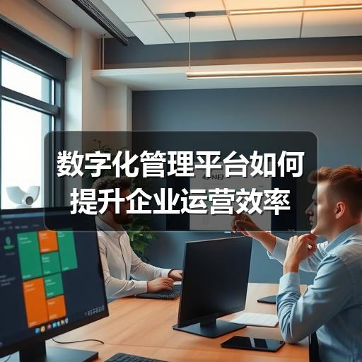 数字化管理平台如何提升企业运营效率