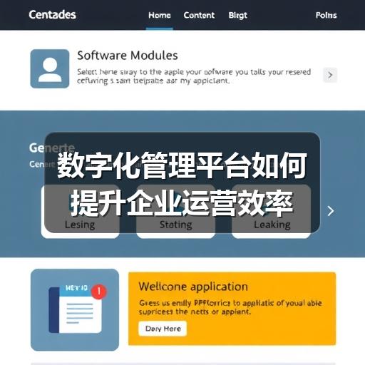 数字化管理平台如何提升企业运营效率