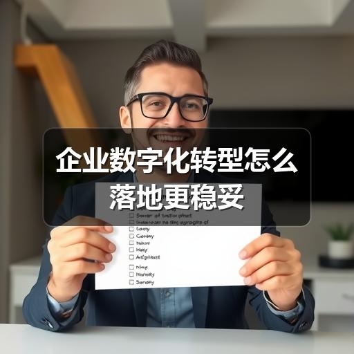 企业数字化转型怎么落地更稳妥
