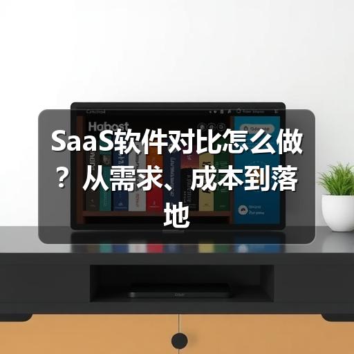 SaaS软件对比怎么做？从需求、成本到落地效果的选型指南