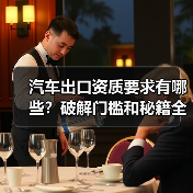 汽车出口资质要求有哪些?破解门槛和秘籍全解析(图4) 汽车出口资质要求有哪些?破解门槛和秘籍全解析(图4)