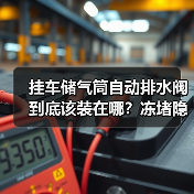 挂车储气筒自动排水阀到底该装在哪？冻堵隐患深度解析