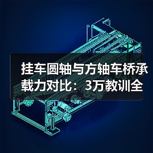 挂车圆轴与方轴车桥承载力对比：3万教训全告诉你