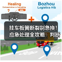 挂车板簧断裂别急换！应急处理全攻略：判断类型避风险（图2）